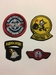 Emblemen USAF stof 4 stuks mini +/- 6cm doorsnede