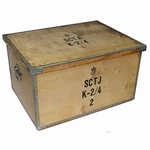 Vintage Industriele Houten kist "Industrial Clean Big "