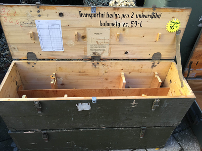 Geschikt Wiens Onderscheiden Legerkist hout VZ-59L Mooie grote houten legerkist !